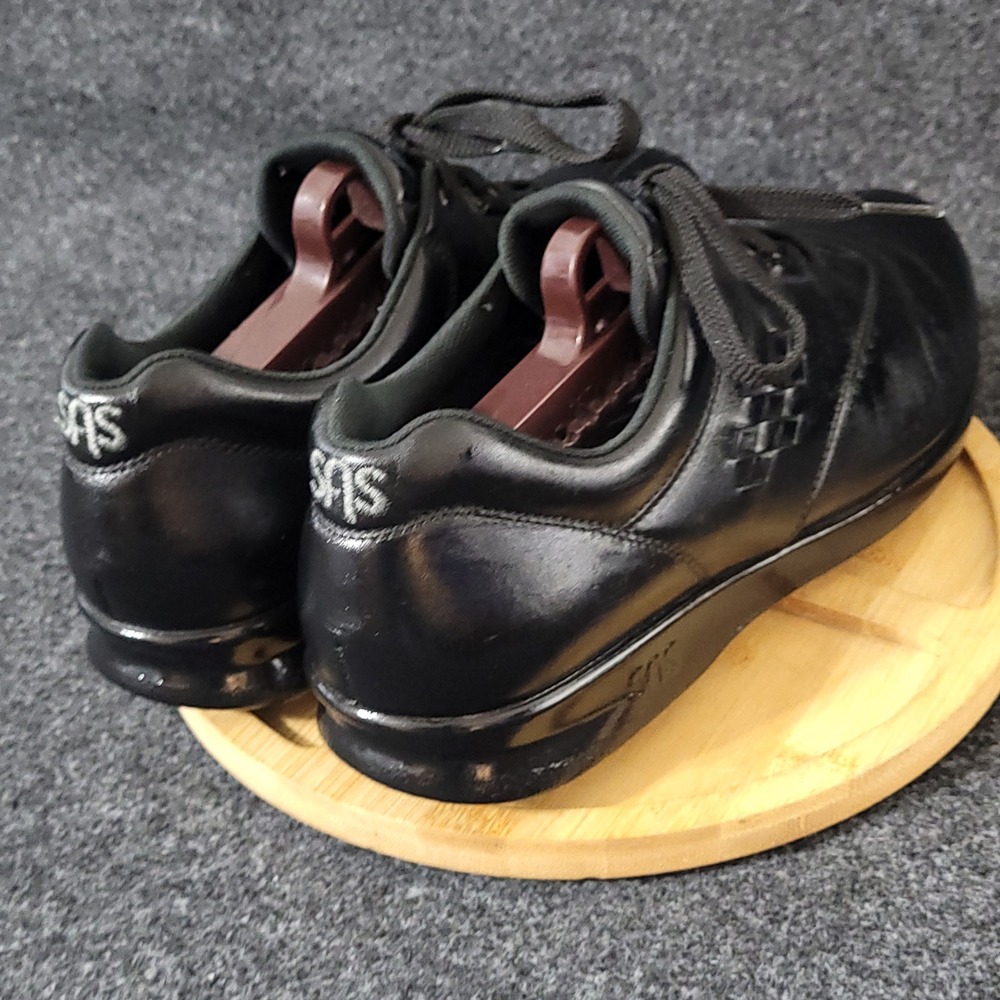 SAS Free Time Shoes Women 9 M Black Walking Comfort Leather Lace Up Sneaker - Picture 15 of 16